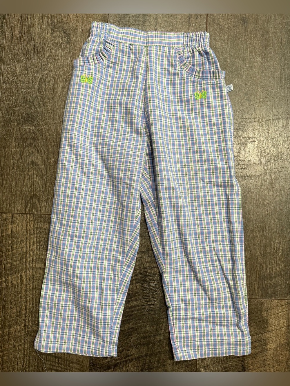 100% Cotton Vintage Y2K McKids McDonald’s Plaid Pants Toddler Girls size 4